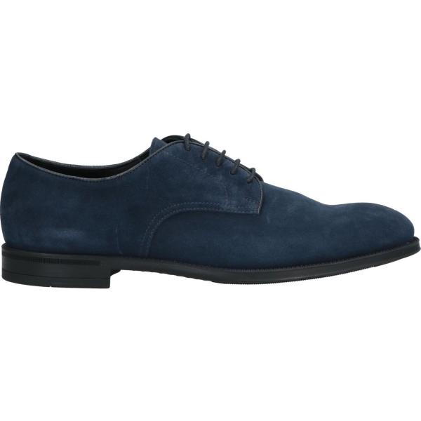 scarpe stringate Doucals blu tinta unita