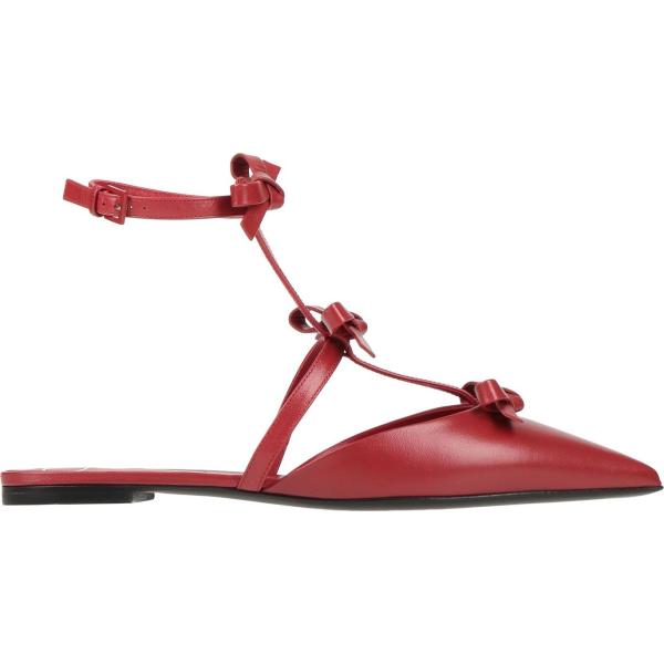 ballerine Valentino Garavani rosso tinta unita