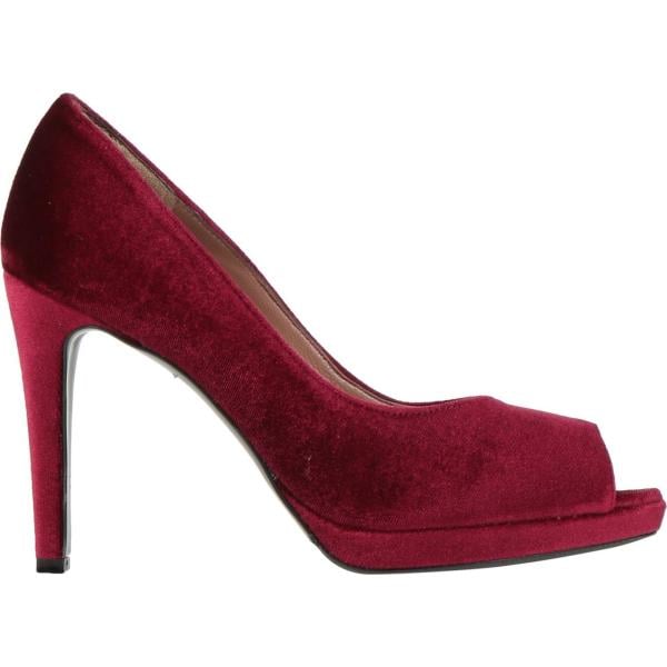 décolleté Pollini rosso tinta unita