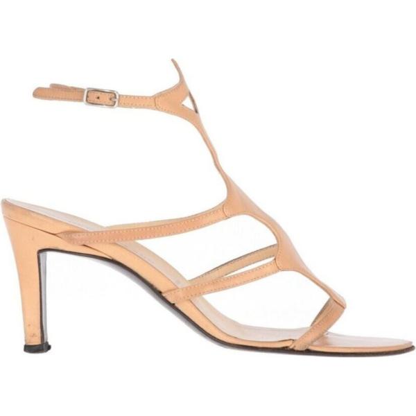 sandali in pelle Helmut Lang arancione