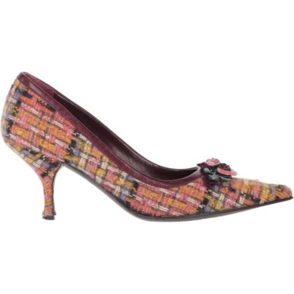 décolleté Miu Miu marrone a fiori