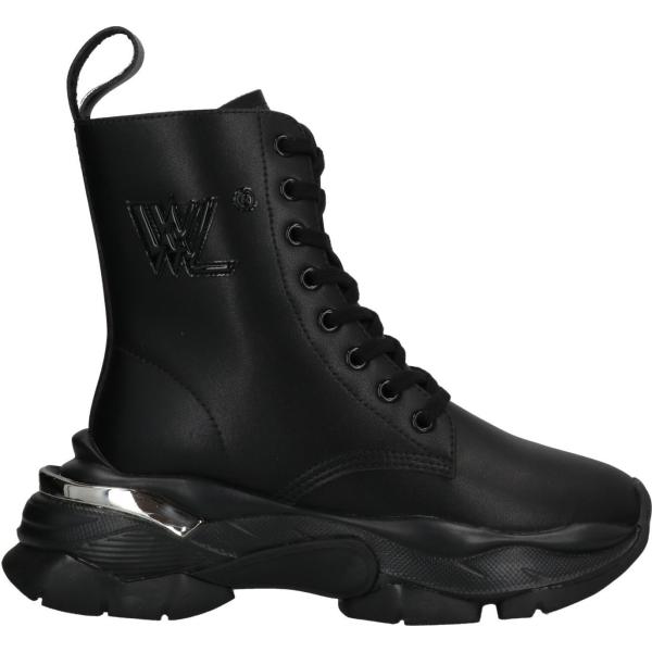 stivaletti Thevwl nero tinta unita