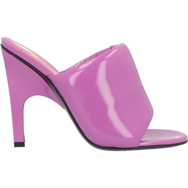 sandali The Attico viola tinta unita