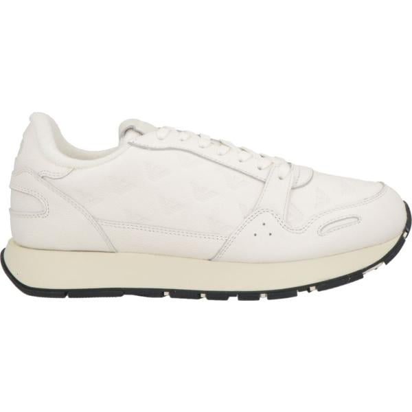 sneakers Emporio Armani bianco tinta unita
