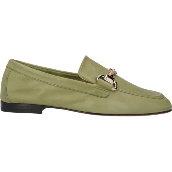 mocassini da donna in bianco neve senza tacco a punta tonda in metallo Doucal's