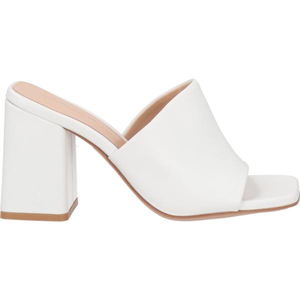 sandali in pelle Gianvito Rossi bianco tinta unita