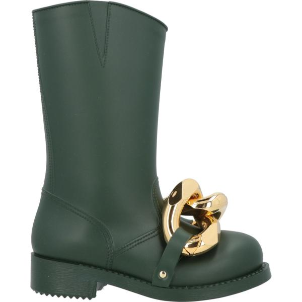stivaletti Jw Anderson verde tinta unita