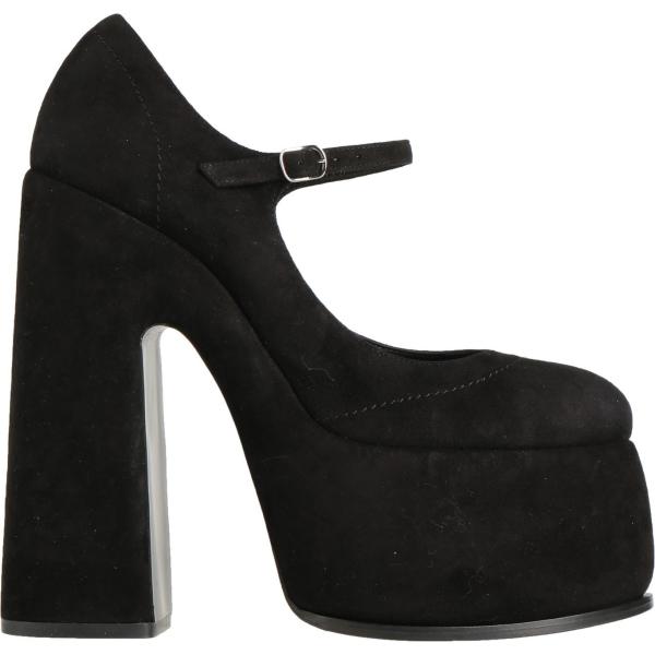 décolleté Casadei nero tinta unita