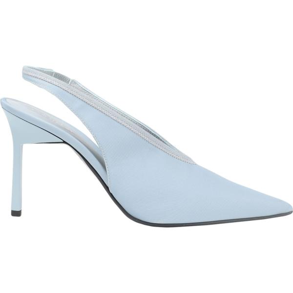 décolleté Calvin Klein bianco tinta unita