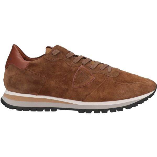 sneakers Philippe Model marrone tinta unita