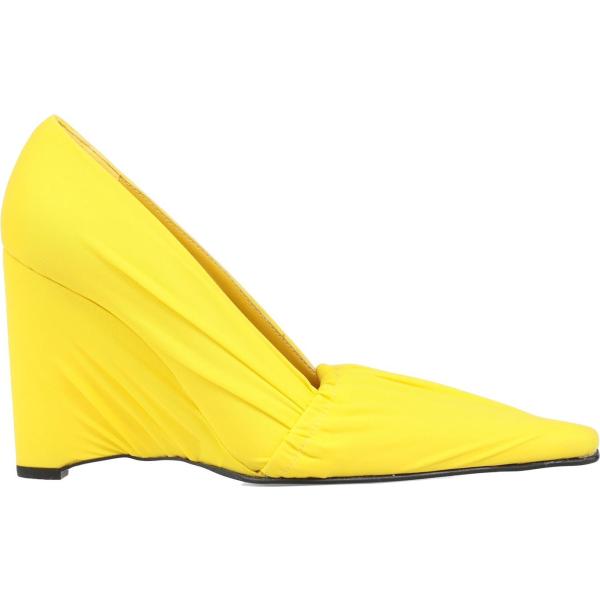 décolleté da donna in bianco neve con tacco a punta in pelle Jw Anderson