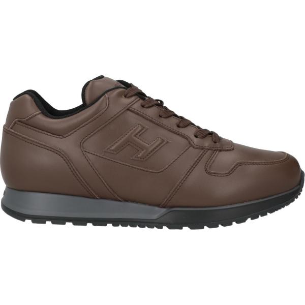 sneakers Hogan marrone tinta unita
