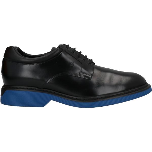 scarpe stringate Hogan nero tinta unita