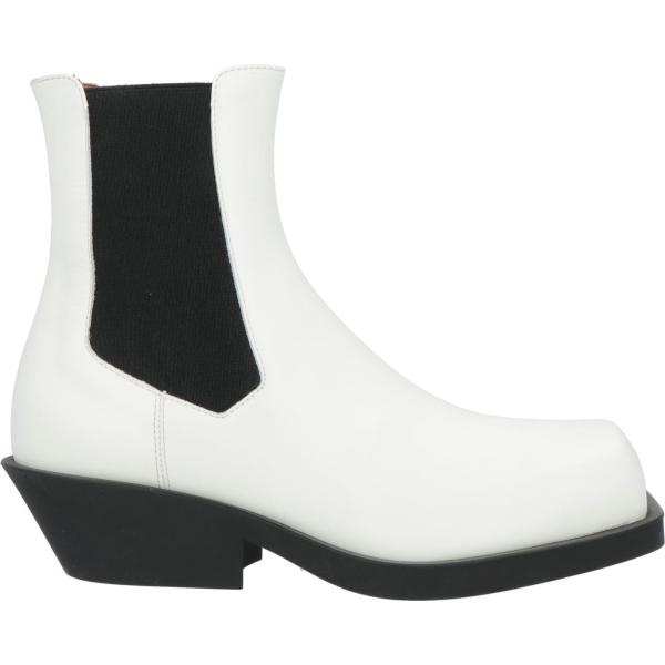stivaletti chelsea Marni bianco tinta unita