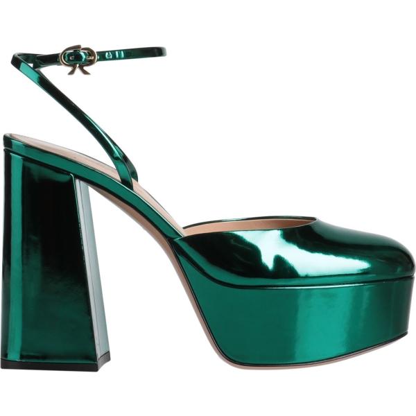 décolleté Gianvito Rossi verde tinta unita