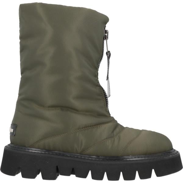 stivaletti Elena Iachi verde tinta unita