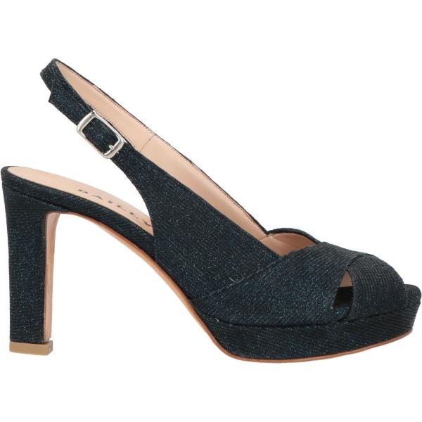 sandali in pelle Bailly nero tinta unita
