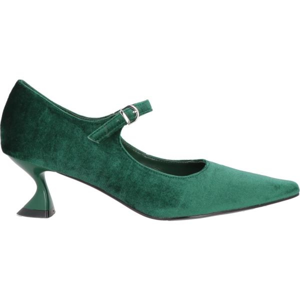 décolleté Jeannot verde tinta unita