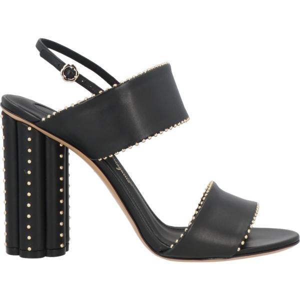 sandali in pelle Ferragamo nero tinta unita