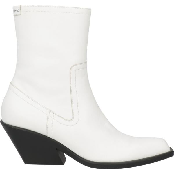stivaletti Armani Exchange bianco tinta unita