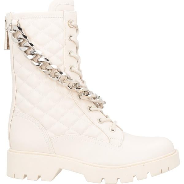 anfibi Guess bianco tinta unita