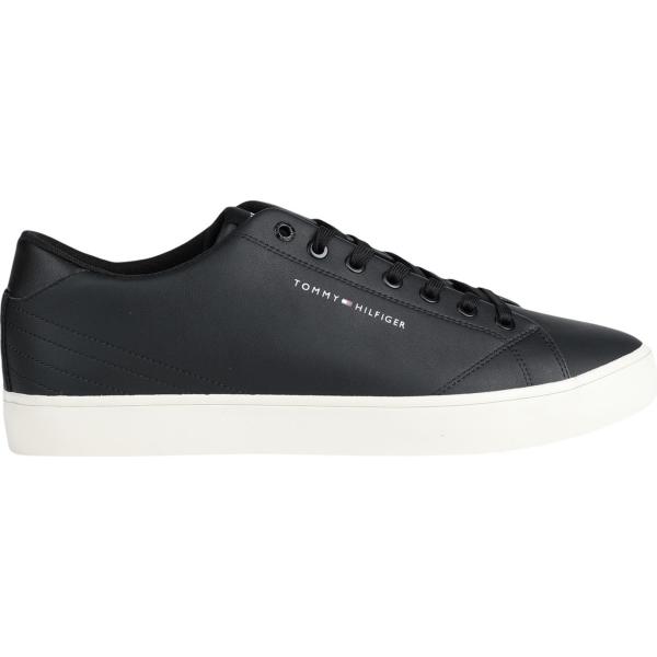 sneakers Tommy Hilfiger nero tinta unita