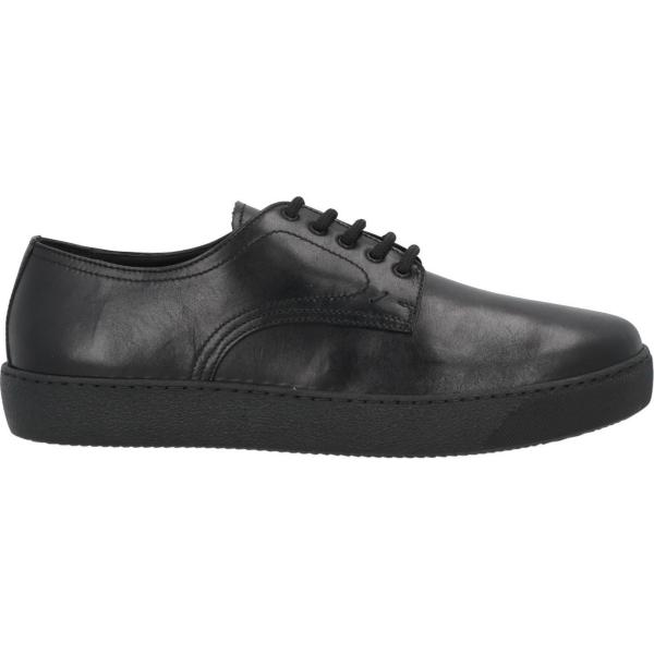 scarpe stringate Camerlengo nero tinta unita
