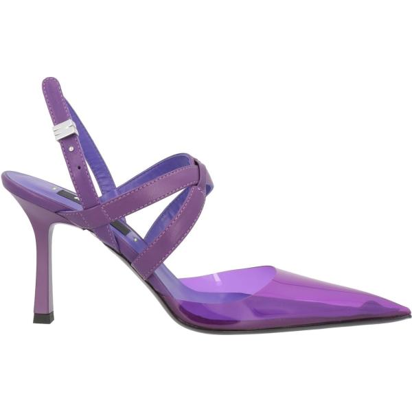 décolleté Msgm viola tinta unita