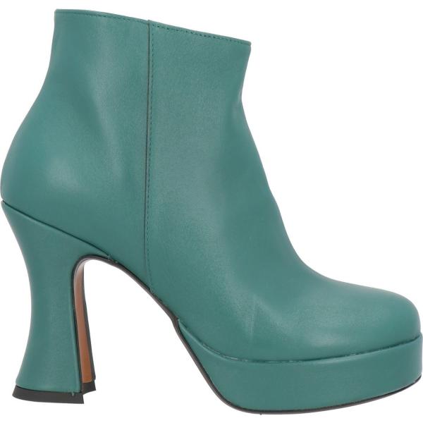 stivaletti Chocolà verde tinta unita