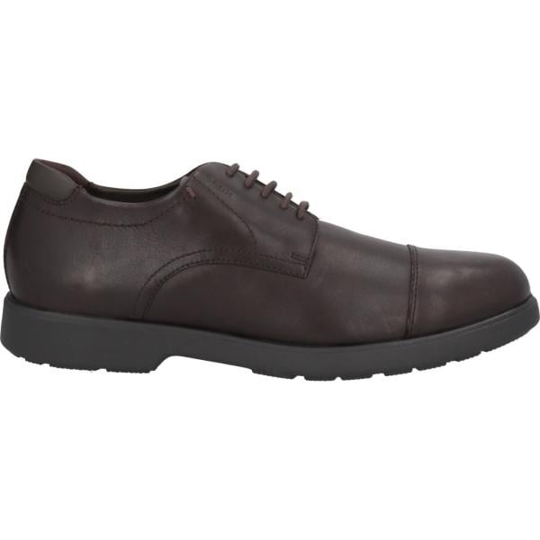 scarpe stringate Geox marrone tinta unita
