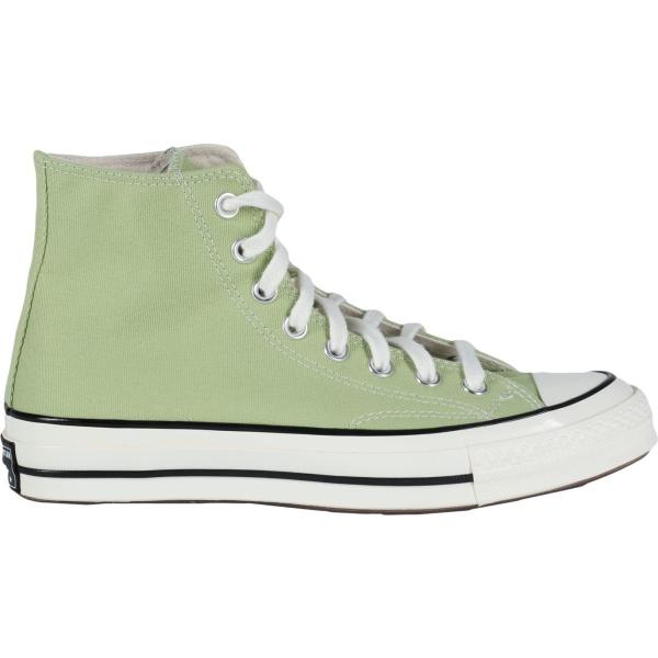 sneakers alte Converse verde tinta unita