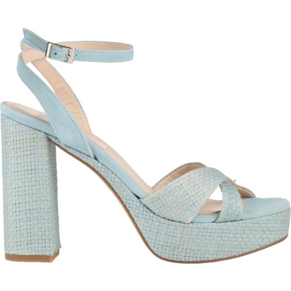 sandali in pelle Marian verde