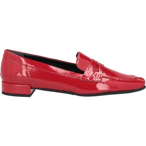 mocassini Bruglia rosso tinta unita