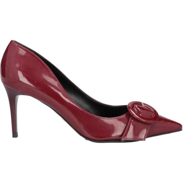 décolleté Bruglia rosso tinta unita