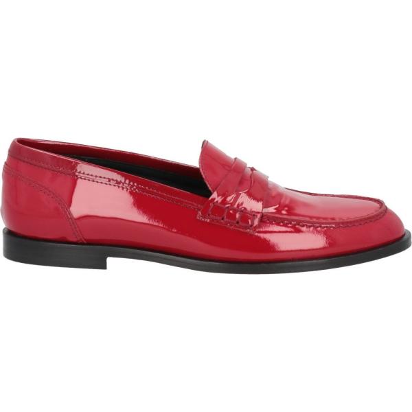 mocassini Boemos rosso tinta unita