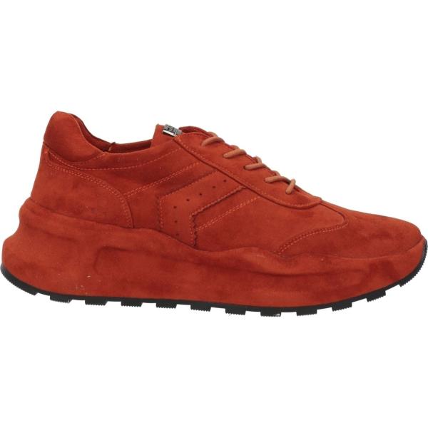 sneakers Manufacture Dessai rosso tinta unita