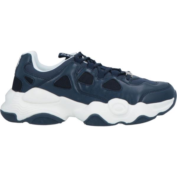 sneakers Plein Sport blu tinta unita