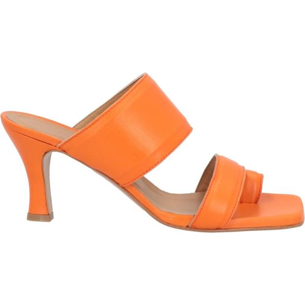 infradito Claire arancione tinta unita