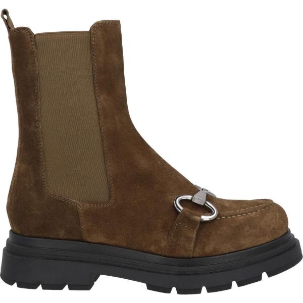 stivaletti chelsea Le Pepite marrone tinta unita