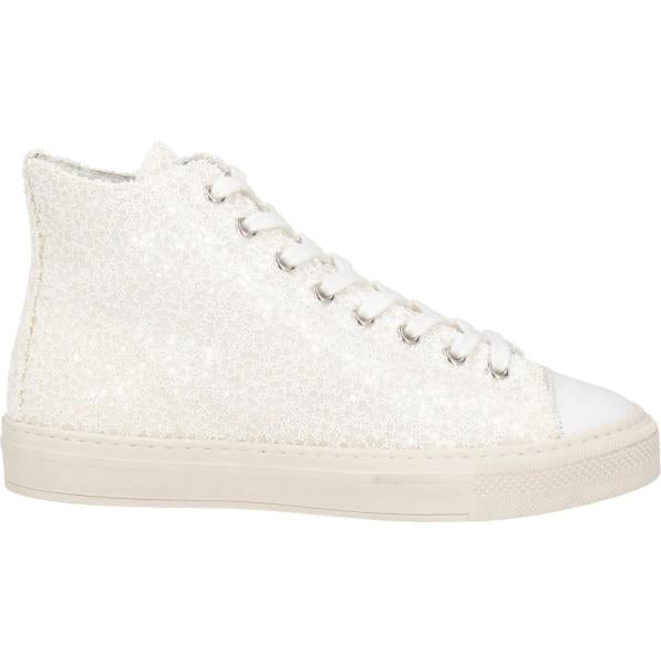 sneakers alte Metal Gienchi bianco tinta unita