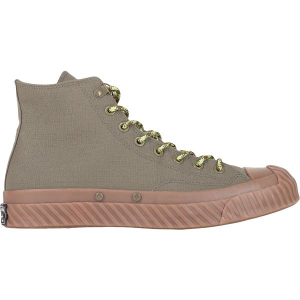sneakers alte Converse verde tinta unita
