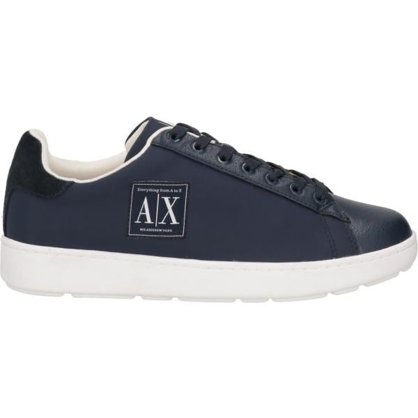 sneakers Armani Exchange blu tinta unita