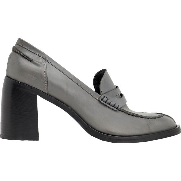 mocassini 8 by YOOX grigio tinta unita