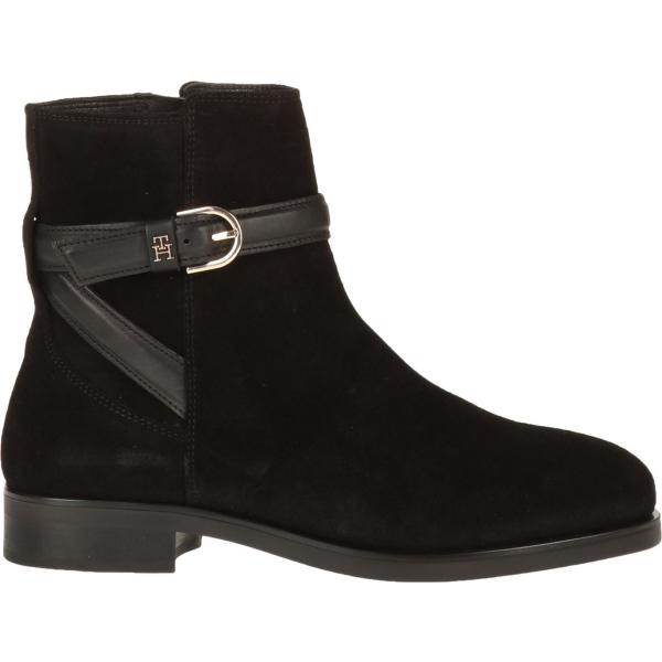 stivaletti Tommy Hilfiger nero tinta unita