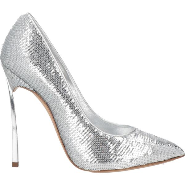 décolleté Casadei grigio tinta unita