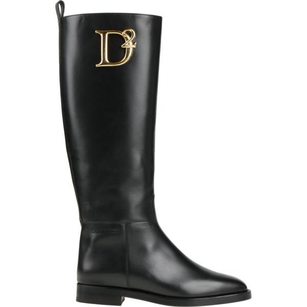 stivali Dsquared2 nero tinta unita