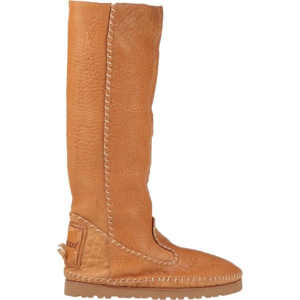 stivali Dsquared2 marrone tinta unita