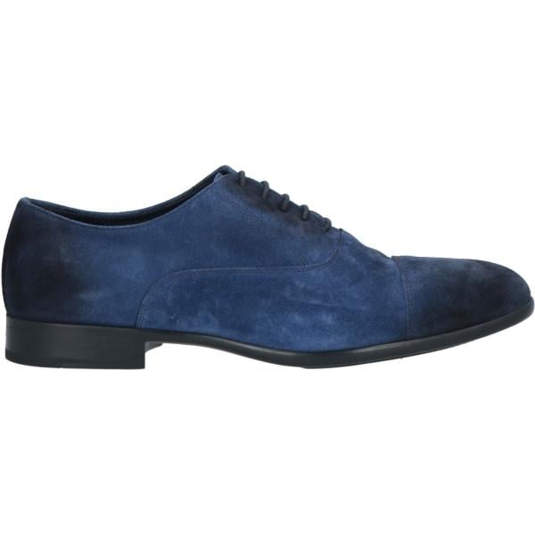 scarpe stringate Doucals blu tinta unita