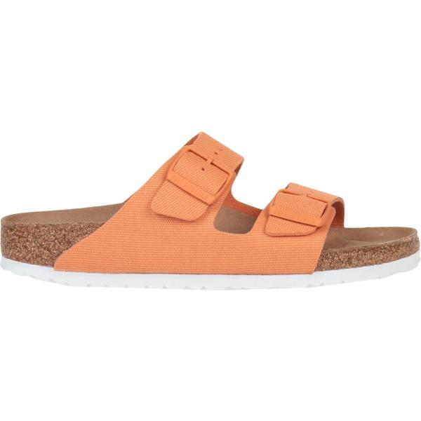 sandali Birkenstock arancione tinta unita