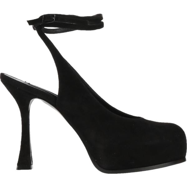 décolleté Casadei nero tinta unita